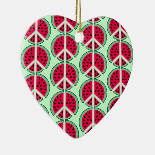 Summer Watermelon Keramisch Ornament (Rechts)