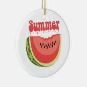 Summer Watermelon Keramisch Ornament (Rechts)