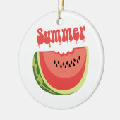 Summer Watermelon Keramisch Ornament (Links)