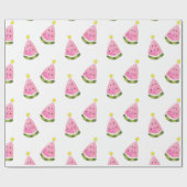 Summer Watermelon Kerstmis - Wrapping Cadeaupapier (Vlak)