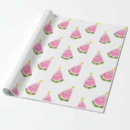 Summer Watermelon Kerstmis - Wrapping Cadeaupapier