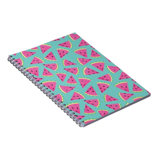 Summer Watermelon Pattern Notitieboek (Rechterzijde)