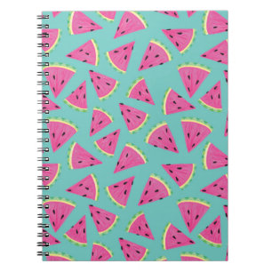 Summer Watermelon Pattern Notitieboek