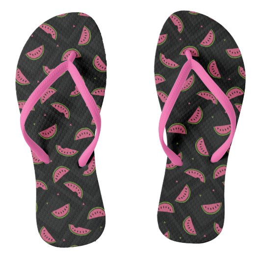 Summer Watermelon Patterned Teenslippers (Voetbed)