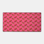 Summer Watermelon Pink Pattern Bureaumat (Voorkant)