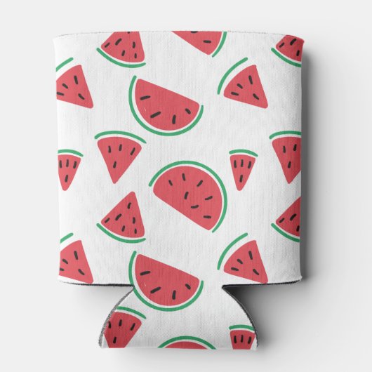 Summer Watermelon Slices Pattern Blikjeskoeler (Achterkant)