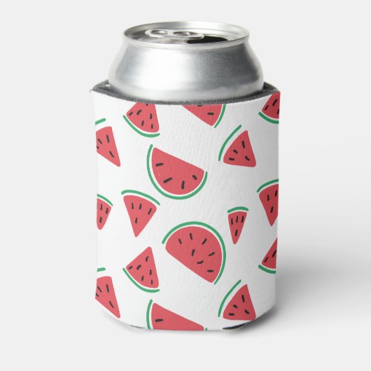 Summer Watermelon Slices Pattern Blikjeskoeler (Blikje Achterkant)