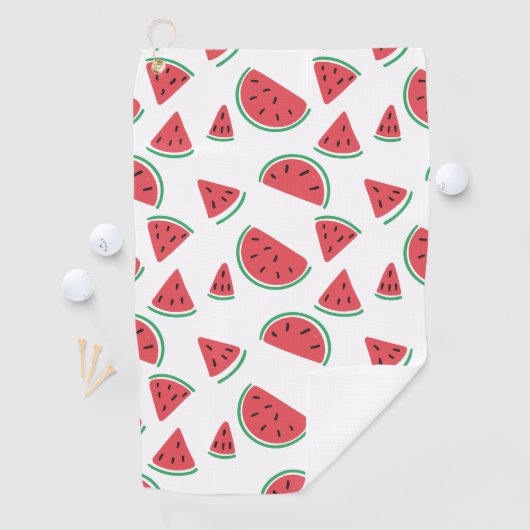 Summer Watermelon Slices Pattern Golfhanddoek (Insitu)