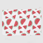 Summer Watermelon Slices Pattern Golfhanddoek (Horizontaal)