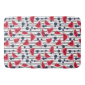 Summer Watermelon Stripes Badmat (Voorkant)