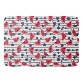 Summer Watermelon Stripes Badmat