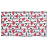 Summer Watermelon Stripes Kussensloop (Voorkant-Links)