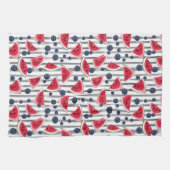 Summer Watermelon Stripes Theedoek (Horizontaal)