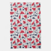 Summer Watermelon Stripes Theedoek (Verticaal)