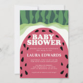 Summer Watermelon Sweet Melon Baby shower Kaart (Voorkant)