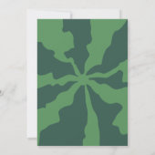 Summer Watermelon Sweet Melon Baby shower Kaart (Achterkant)