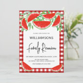 Summer Watermelons Family Reunion Kaart (Staand voorkant)