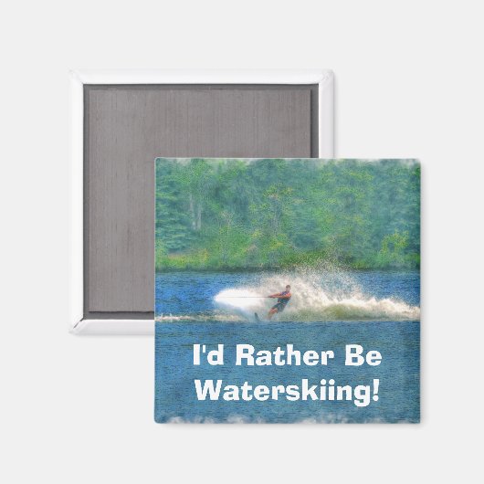 Summer Waterskiier en Lake Magneet (Voorkant / Achterkant)