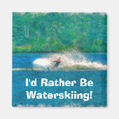 Summer Waterskiier en Lake Magneet (Voorkant)