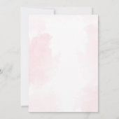 Summer Waterslide Girl Birthday Party Bedankkaart (Achterkant)