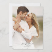 Summer Wedding hand geschetst Save the Date Kaart (Voorkant)