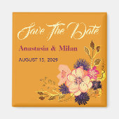Summer Wedding Save the Date Invitation Magnet (Voorkant)