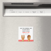 Summer Wedding Save the Date Magneet (Insitu (Vaatwasser))