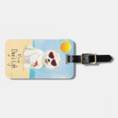 Summer Westie Bagagelabel (Voorkant horizontaal)
