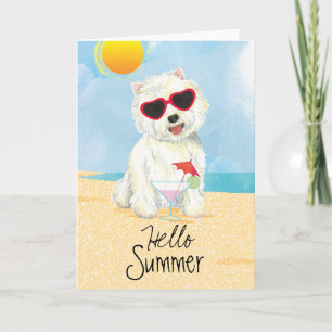 Summer Westie Kaart