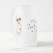 Summer Westie Matglas Bierpul (Voorkant links)