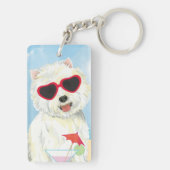 Summer Westie Sleutelhanger (achterkant)