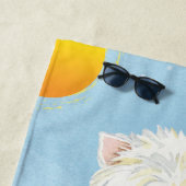 Summer Westie Strandlaken (In situ)