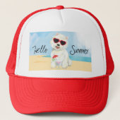 Summer Westie Trucker Pet (Voorkant)