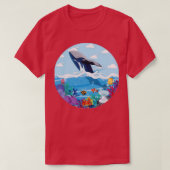 Summer Whale T-shirt (Design voorkant)