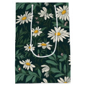 Summer White Daisy Meadow Medium Cadeauzakje (Achterkant)