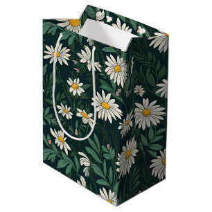 Summer White Daisy Meadow Medium Cadeauzakje