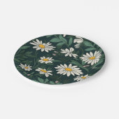 Summer White Daisy Meadow Papieren Bordje (Gekanteld)
