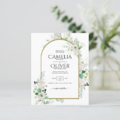 Summer White Roses Emerald Sage Greenery WEDDING (Staand voorkant)