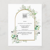 Summer White Roses Emerald Sage Greenery WEDDING (Achterkant)