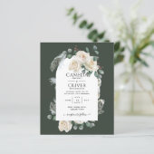 Summer White Roses Emerald Sage Greenery WEDDING (Staand voorkant)