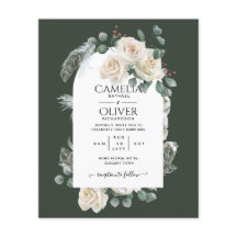 Summer White Roses Emerald Sage Greenery WEDDING