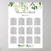 Summer Wild Meadow Seed Chart Poster (Voorkant)