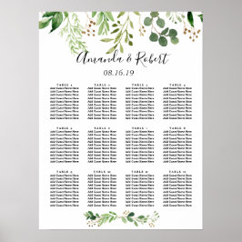 Summer Wild Meadow Seed Chart Poster