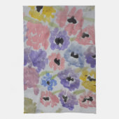 Summer Wildbloemen Tea Towel Theedoek (Verticaal)