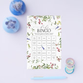 Summer Wilde Baby shower Bingo Game Flyer (Enkel)
