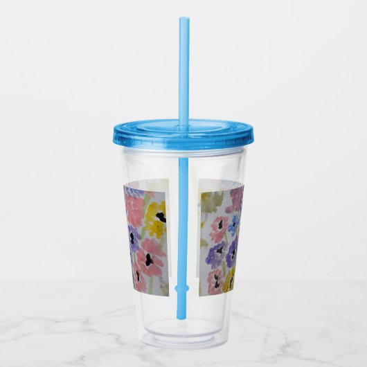 Summer Wildflower Acryl Drinkbeker (Rechts)