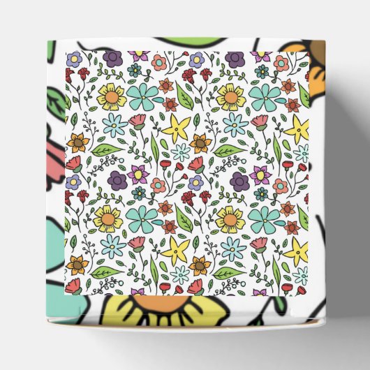 Summer Wildflower Bedankdoosjes (Bovenkant)