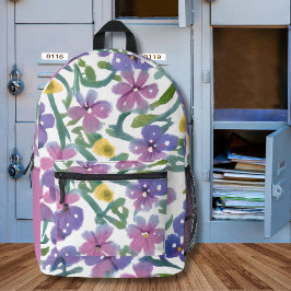 Summer Wildflower Bedrukte Rugzak