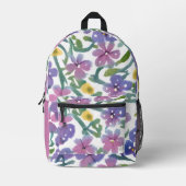 Summer Wildflower Bedrukte Rugzak (Voorkant)