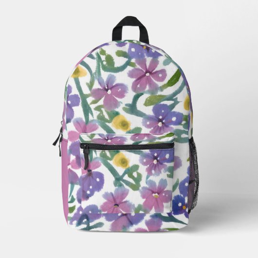 Summer Wildflower Bedrukte Rugzak (Voorkant)